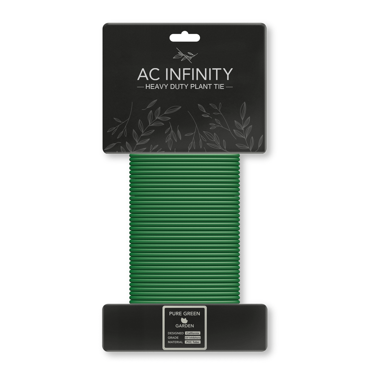 AC Infinity Heavy-Duty Twist Ties, Thin Rubberized Texture, 10m AC-PTA3 Planting & Watering 819137021624