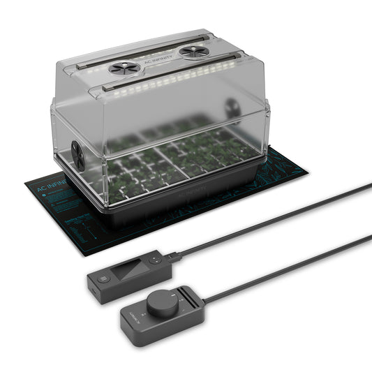 AC Infinity Humidity Dome Germination Kit w/ Seedling Mat & LED Light product image 1