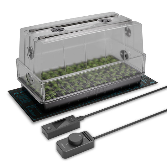 AC Infinity Humidity Dome Germination Kit w/ Seedling Mat & LED Light product image 1