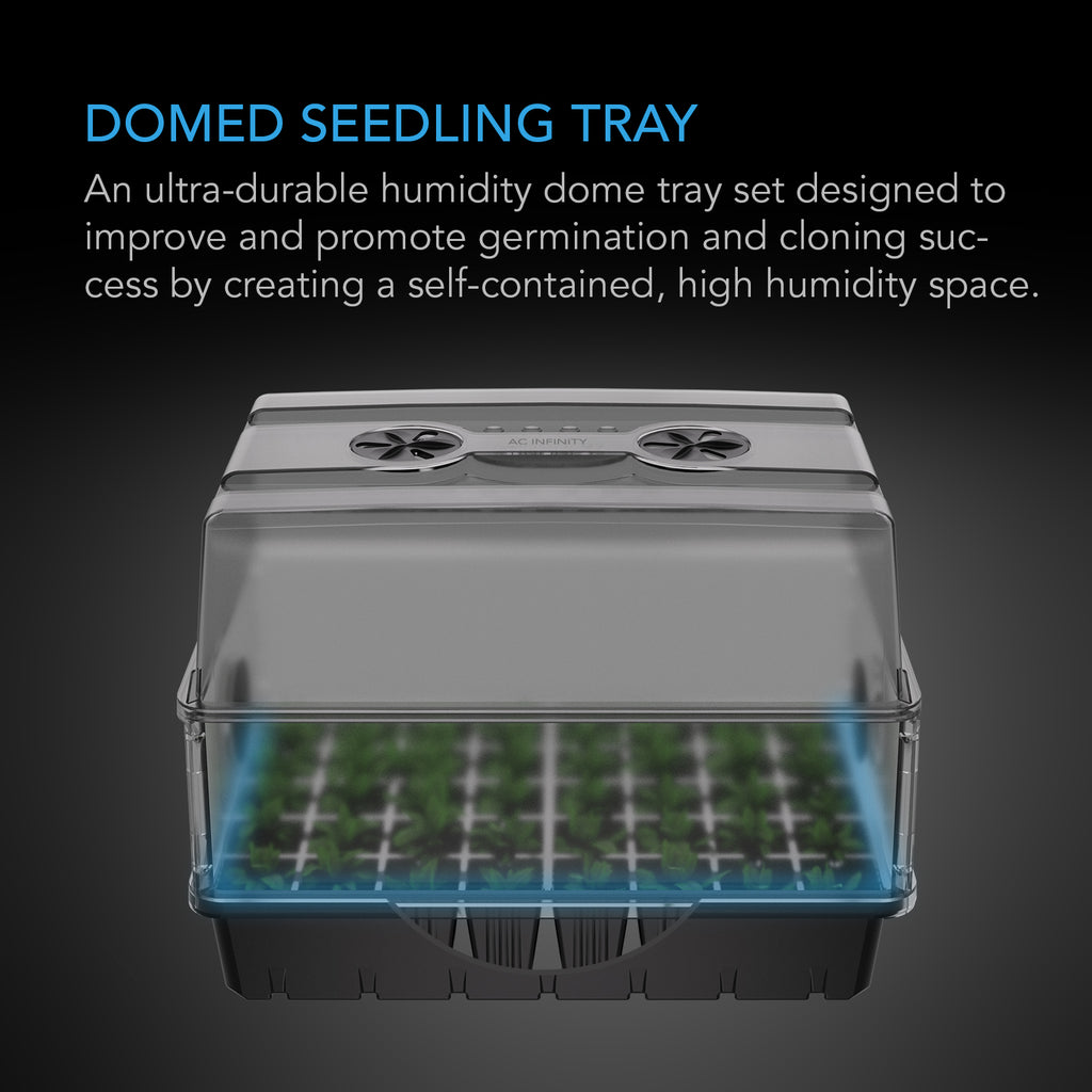 AC Infinity Humidity Dome Propagation Kit w/ Height Extension 5x8 Cell product image 2