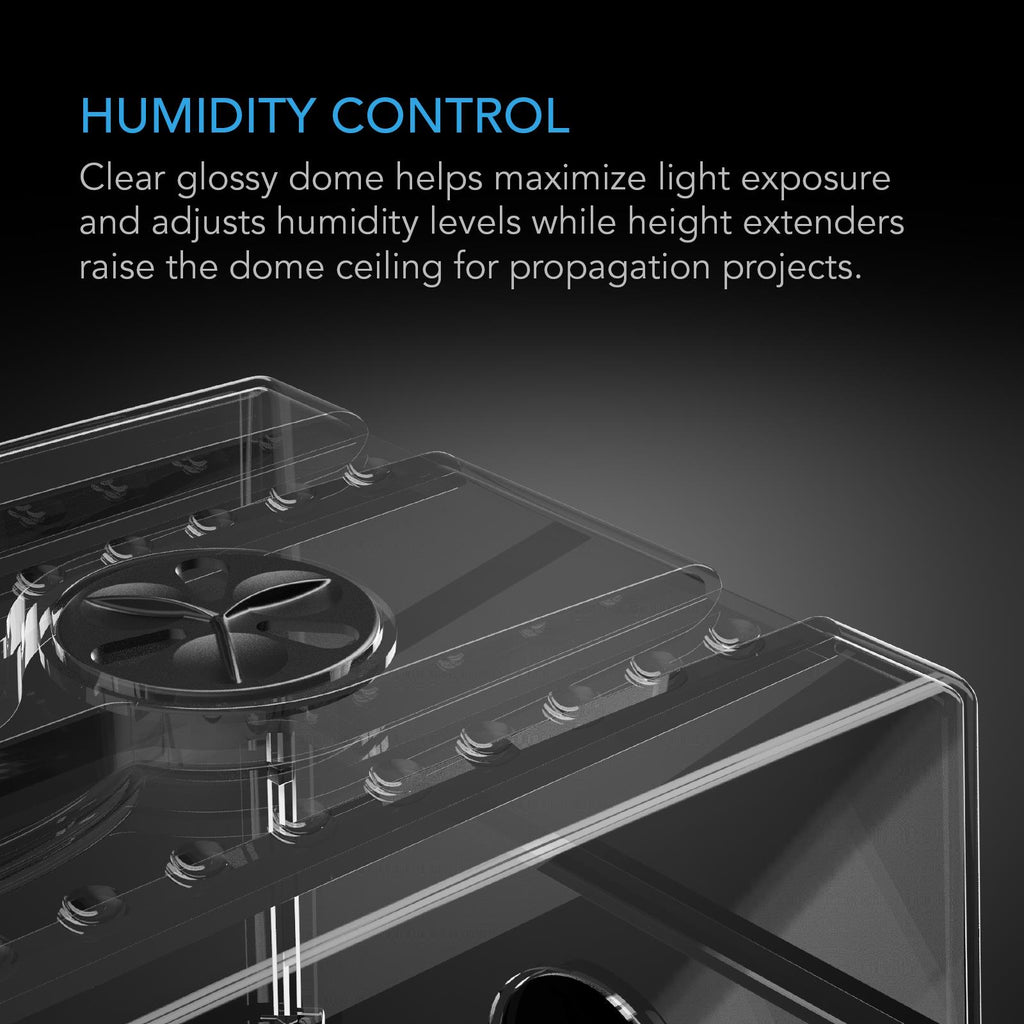 AC Infinity Humidity Dome Propagation Kit w/ Height Extension 5x8 Cell product image 5