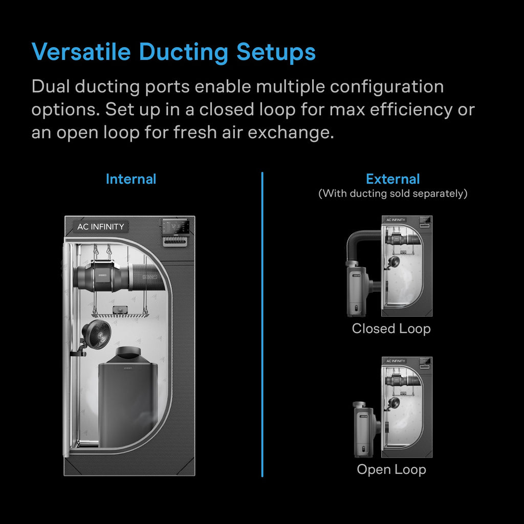 AC Infinity HYDRONE 7 Plant Dehumidifier w/ VPD Humidity Controls 10 product image 7