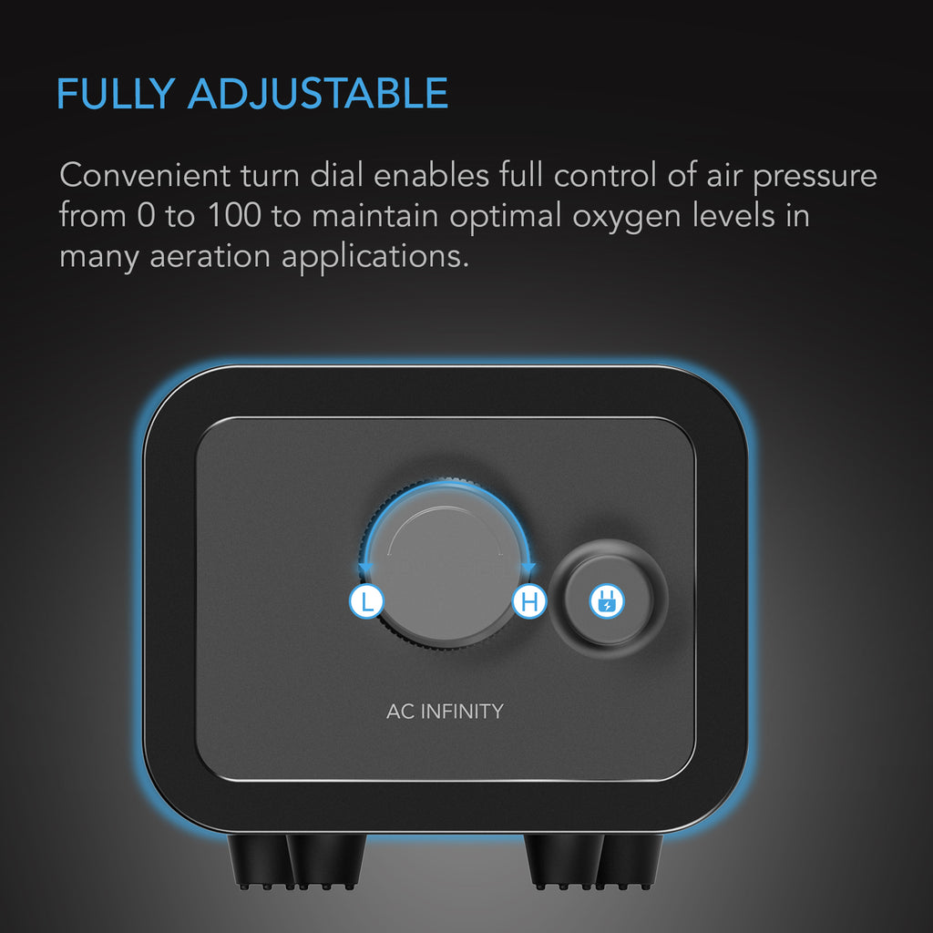AC Infinity Hydroponics Air Pump Two-Outlet Pumping Kit 45 GPH (2.8 product image 5