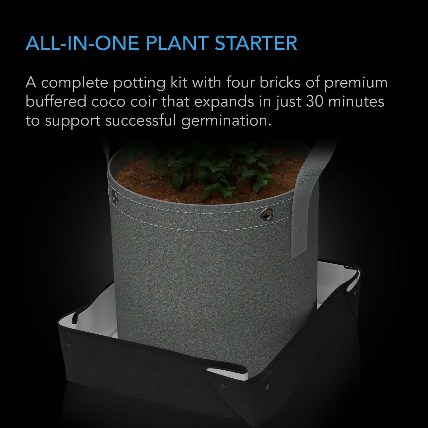 AC Infinity Instant Potting Mix Kit 2-Plant Starter Set product image 2