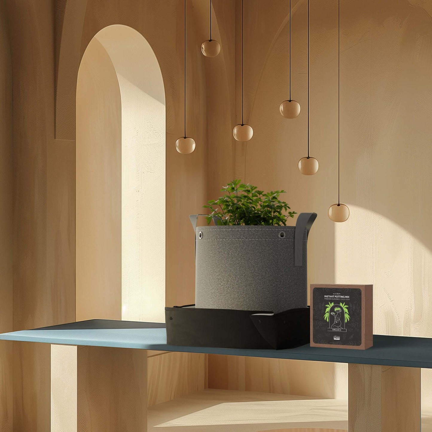 AC Infinity Instant Potting Mix Kit, 2-Plant Starter Set