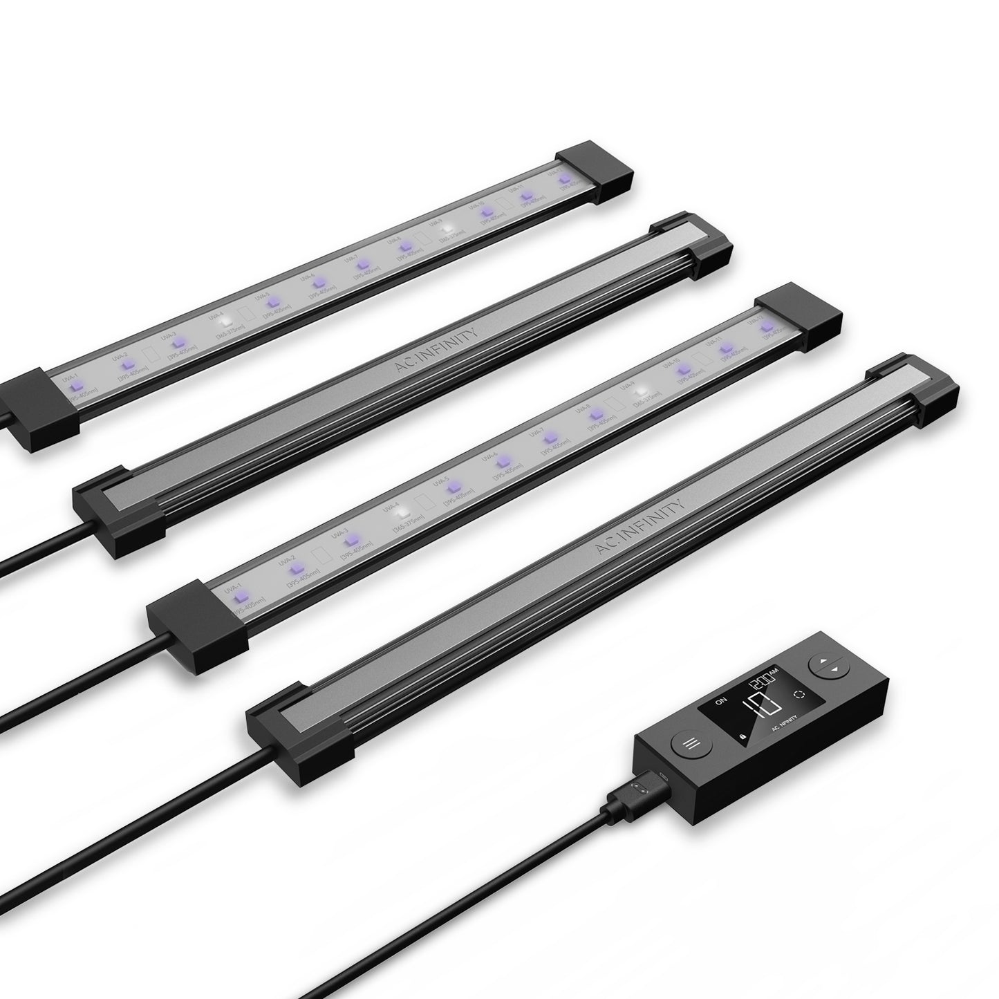 AC Infinity IONBEAM U4 Targeted Spectrum UV LED Grow Light Bars 4-Bar product image 1