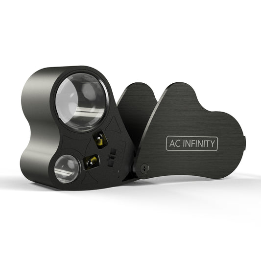 AC Infinity Jewelers Loupe Pocket Magnifying Glass w/ LED Light & Dual product image 1