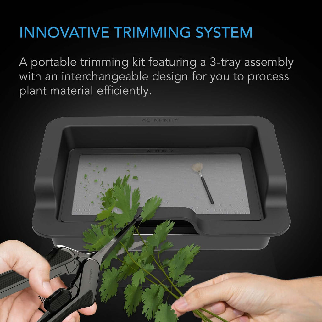 AC Infinity Large Trim Tray System 3-Tray & 2-Screen Kit product image 2