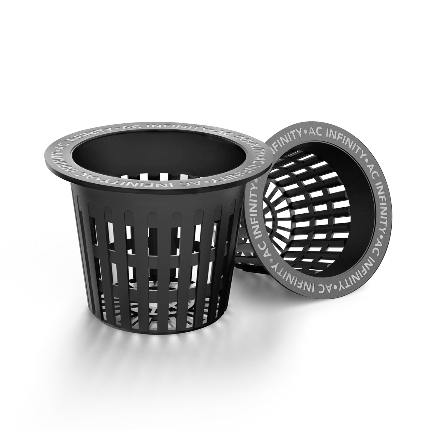AC Infinity Mesh Net Cups, Slotted Pots with Wide Lips, 3-Inch, 25-Pack AC-NCA3-25 Planting & Watering