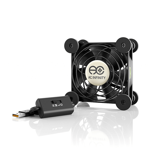 AC Infinity MULTIFAN S1, Quiet USB Cooling Fan, 80mm | AI-MPF80A | Grow Tents Depot | Climate Control | 854759004327