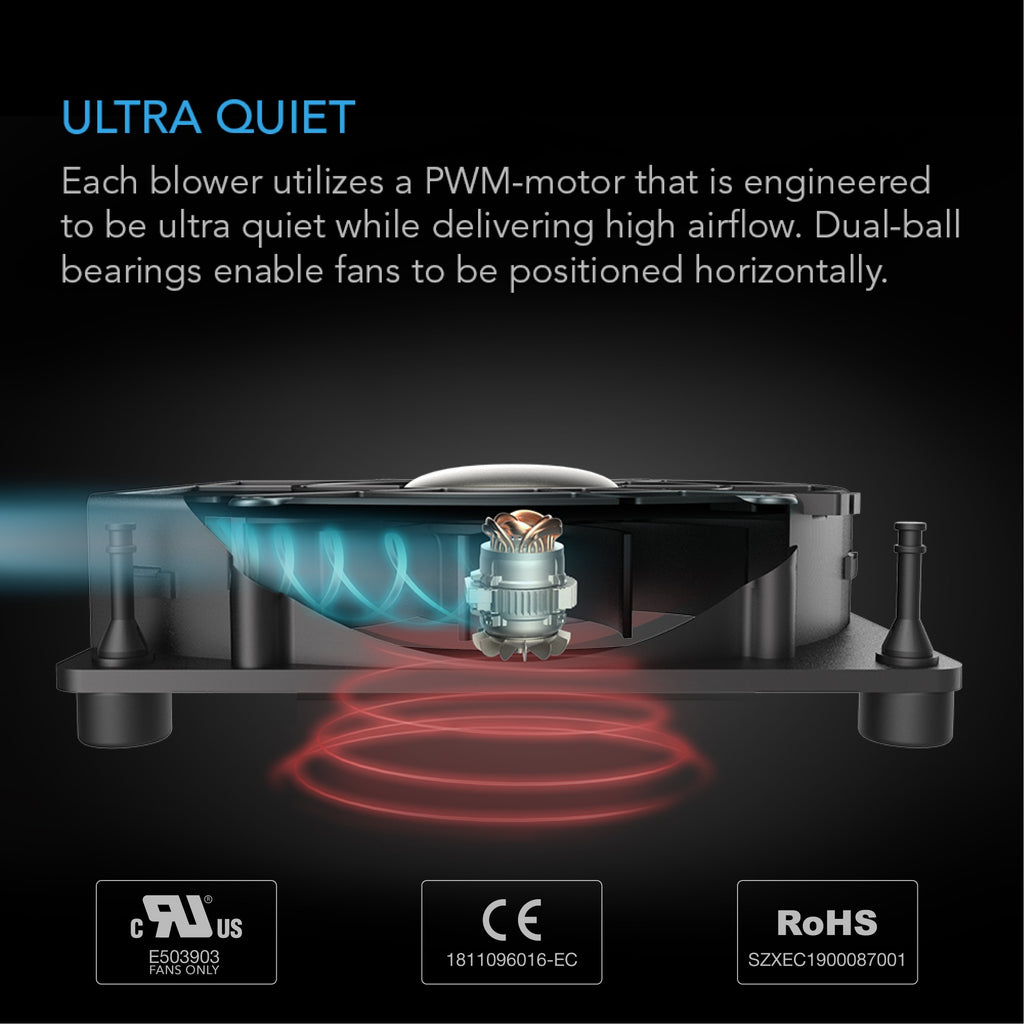 AC Infinity MULTIFAN S2 Quiet USB Cooling Blower 120mm product image 4