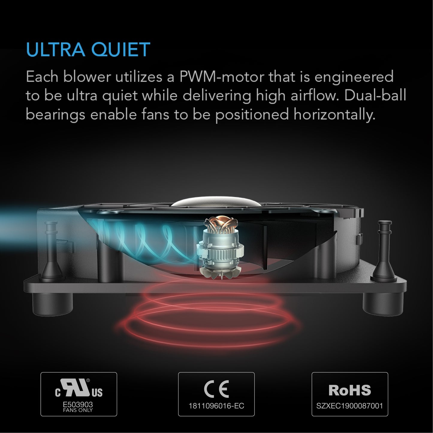 AC Infinity MULTIFAN S2 Quiet USB Cooling Blower 120mm product image 4
