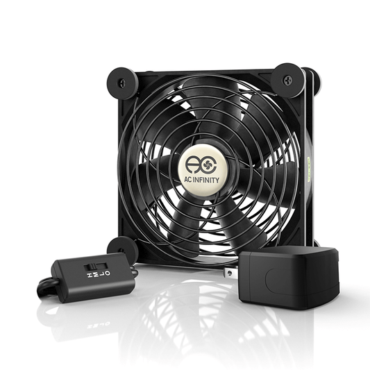 AC Infinity MULTIFAN S3-P, Quiet AC-Powered Cooling Fan, 120mm | AI-MPF120P | Grow Tents Depot | Climate Control | 854759004761