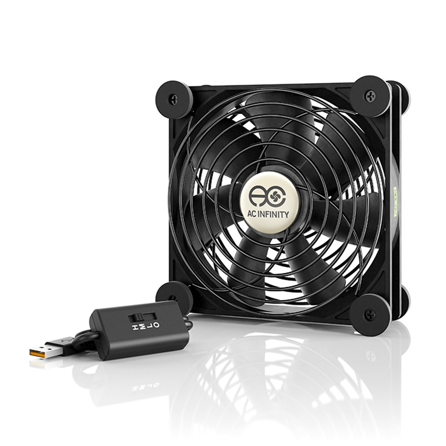AC Infinity MULTIFAN S3, Quiet USB Cooling Fan, 120mm AI-MPF120A Climate Control 854759004310