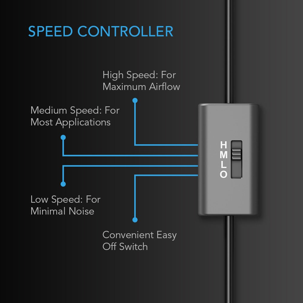 AC Infinity MULTIFAN S4 Quiet USB Cooling Fan 140mm product image 3