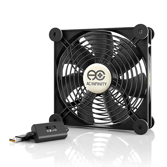 AC Infinity MULTIFAN S4, Quiet USB Cooling Fan, 140mm | AI-MPF140A | Grow Tents Depot | Climate Control | 854759004365