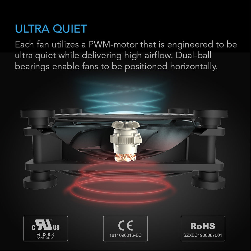 AC Infinity MULTIFAN S5 Quiet USB Cooling Fan Dual 80mm product image 4