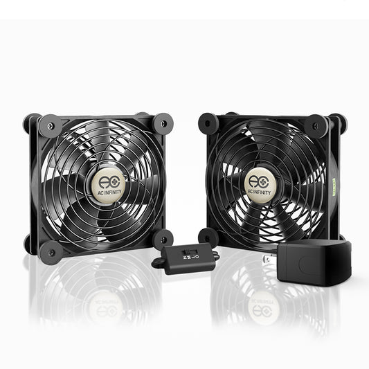 AC Infinity MULTIFAN S7-P Quiet AC-Powered Cooling Fan Dual 120mm product image 1