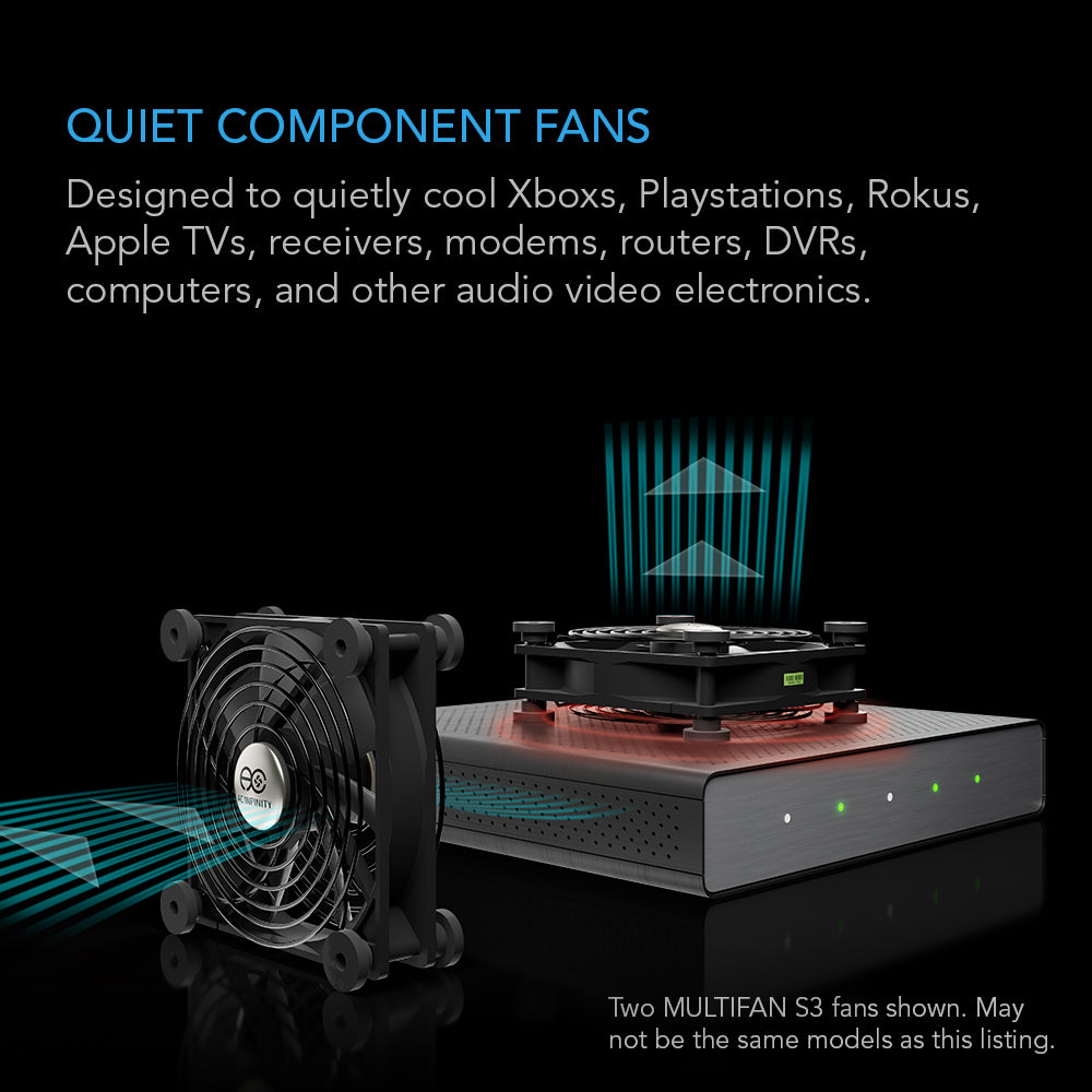 AC Infinity MULTIFAN S7-P Quiet AC-Powered Cooling Fan Dual 120mm product image 2