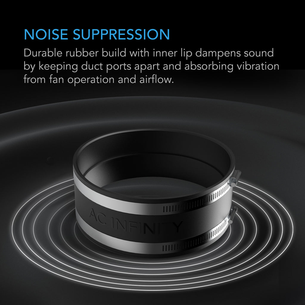 AC Infinity Noise Reduction Clamp Duct Coupler w/ Stainless Steel product image 4