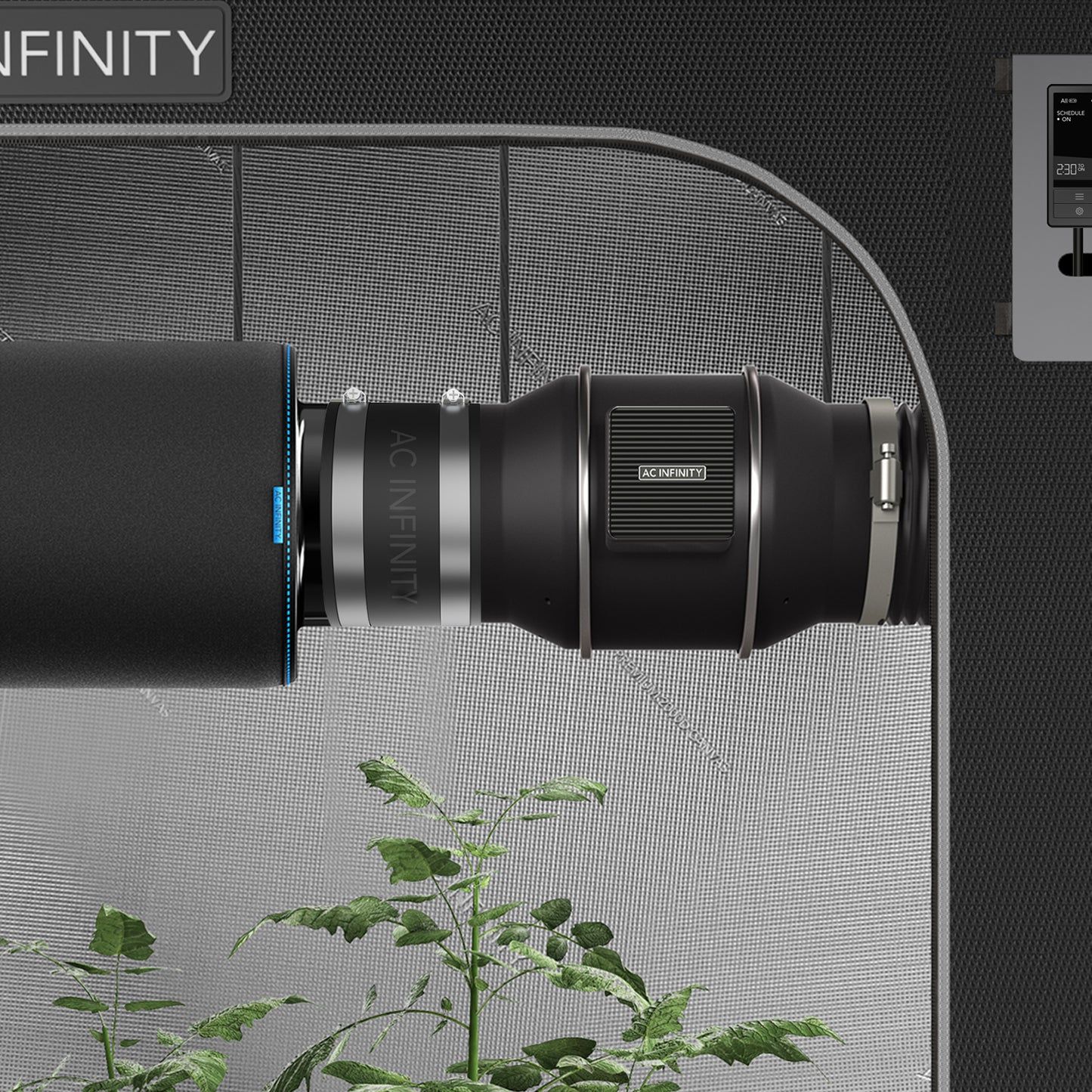 AC Infinity Noise Reduction Clamp Duct Coupler w/ Stainless Steel product image 6