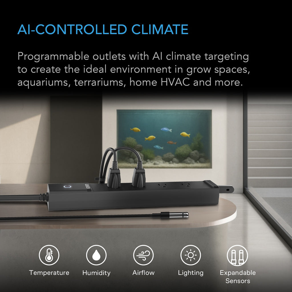 AC Infinity OUTLET AI Environment Controller Smart WiFi Outlets product image 2