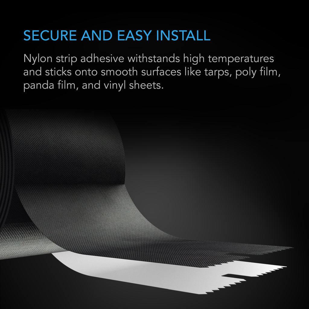AC Infinity Peel & Stick Zipper 7 ft. x 3 in. Double Sided 2-Pack product image 4
