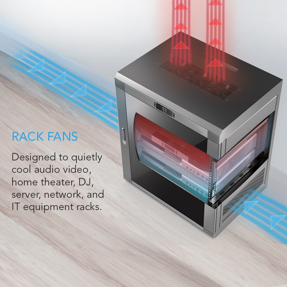AC Infinity Rack Roof Fan Kit, Dual Cooling-Fans w/ Speed Controller product image 2