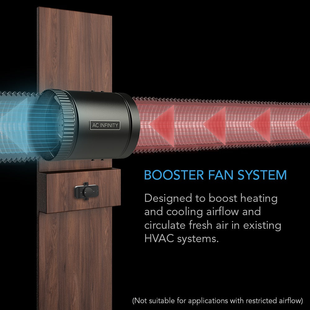 AC Infinity RAXIAL S8 Inline Booster Duct Fan w/ Speed Controller product image 2