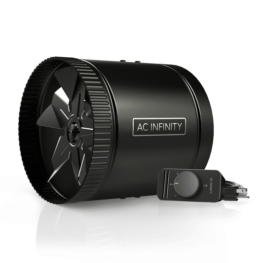 AC Infinity RAXIAL S8, Inline Booster Duct Fan with Speed Controller, 8-Inch | AC-RXS8 | Grow Tents Depot | Climate Control | 819137021129