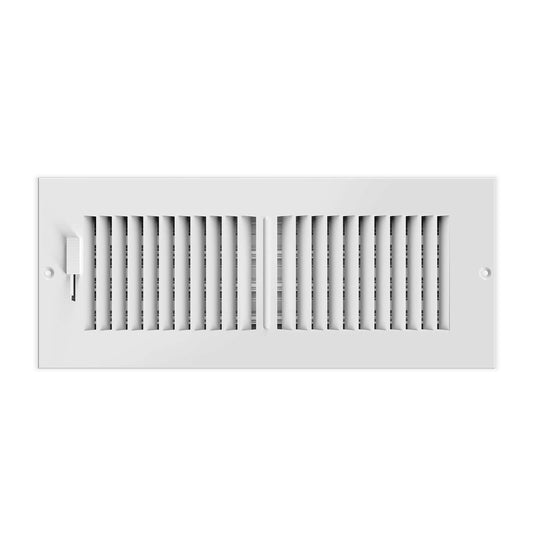 AC Infinity Register Ventilation Grille 4" x 12" White product image 1