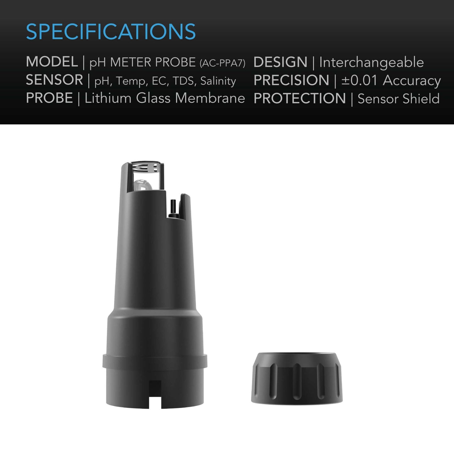 AC Infinity Replacement Probe for Hydroponic Meter PRO Kit