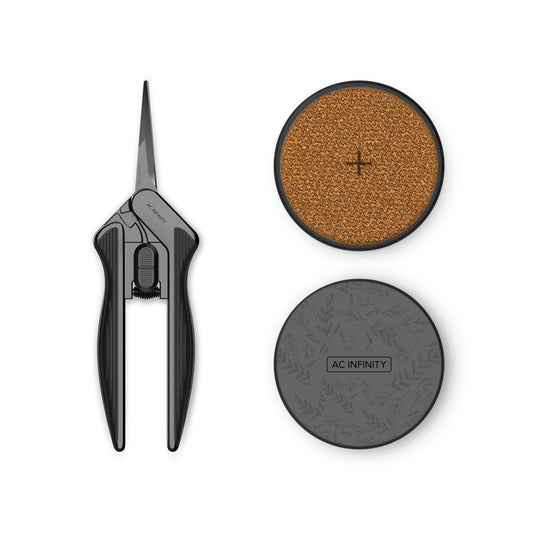 AC Infinity Stainless Steel Pruning Shear w/ Cleaning Kit Ergonomic product image 1