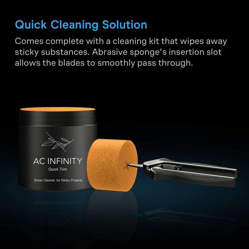 AC Infinity Stainless Steel Pruning Shear w/ Cleaning Kit Ergonomic product image 5
