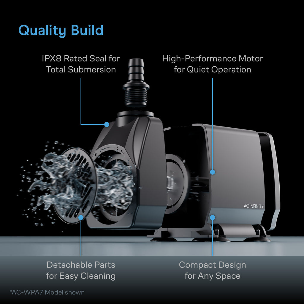 AC Infinity Submersible Water Pump 5-Feet Lift Height 211 GPH (800 product image 5