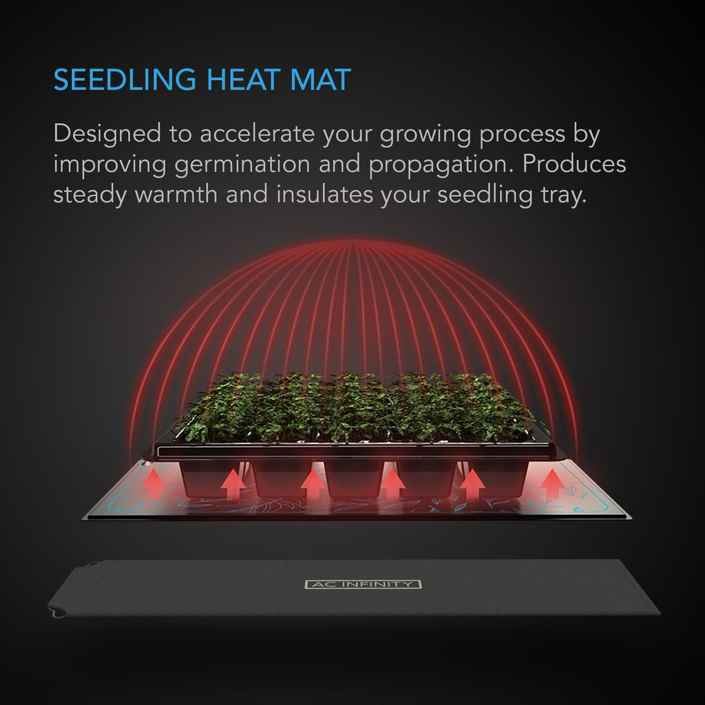AC Infinity SUNCORE A1 Seedling Heat Mat IP-67 Waterproof 3" x 20" product image 2