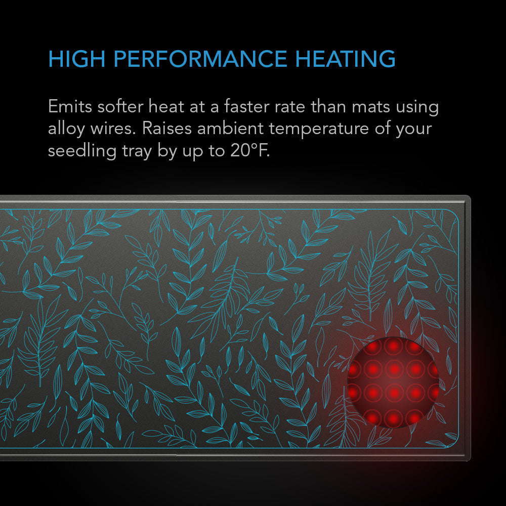 AC Infinity SUNCORE A5 Seedling Heat Mat IP-67 Waterproof 20" x 20.75" product image 3