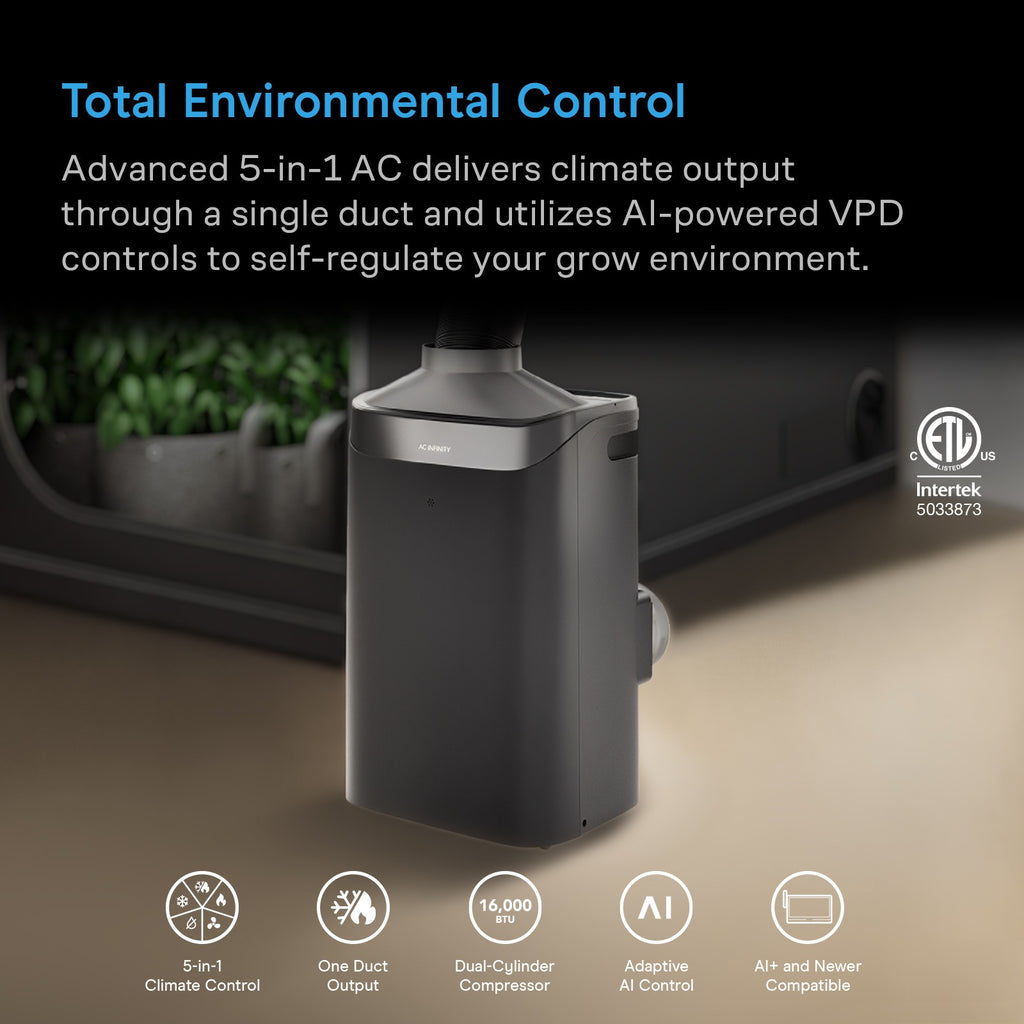 AC Infinity TERRAFORM 12, All-In-One Climate Control A/C w/ One-Duct Auto Switching 16,000 BTU product image 2