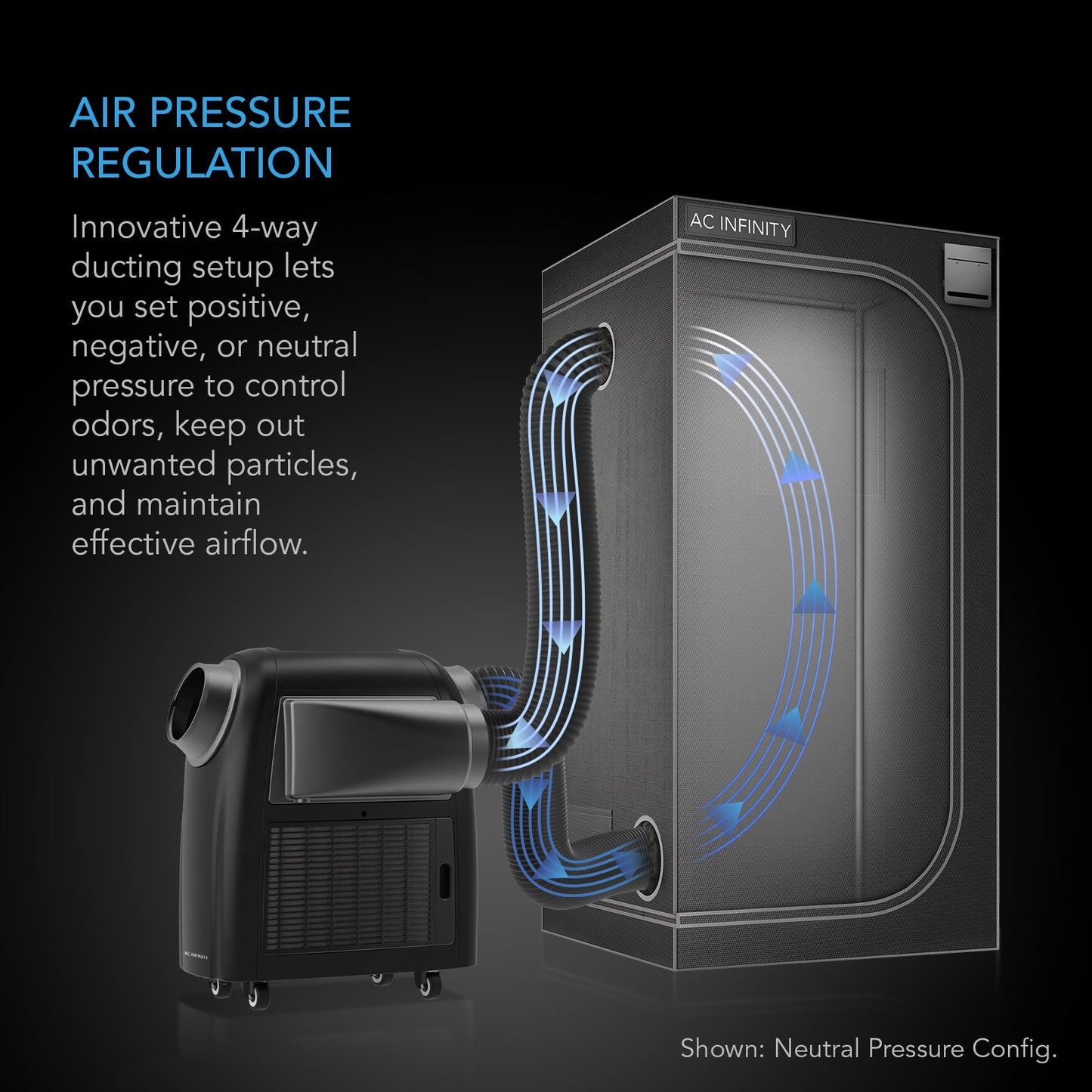 AC Infinity TERRAFORM 7 Multifunction A/C w/ Heater Dehumidifier product image 5