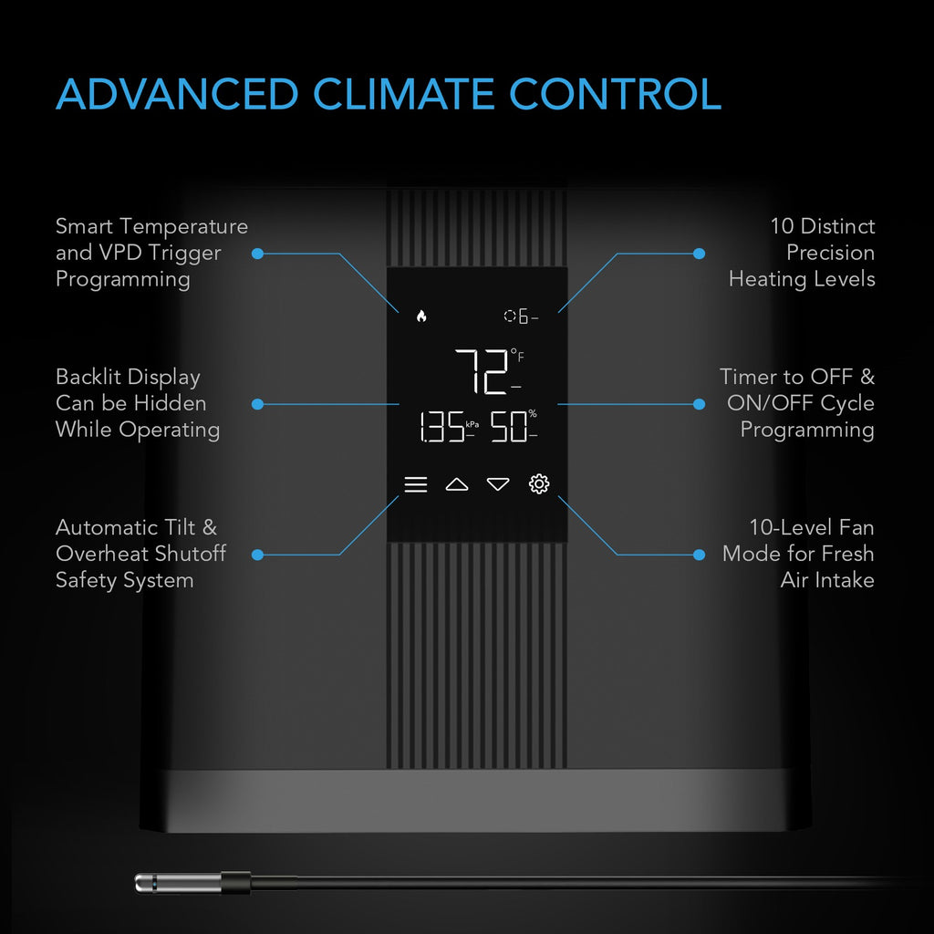AC Infinity THERMOFORGE T3 Environmental Plant Heater Smart VPD product image 5