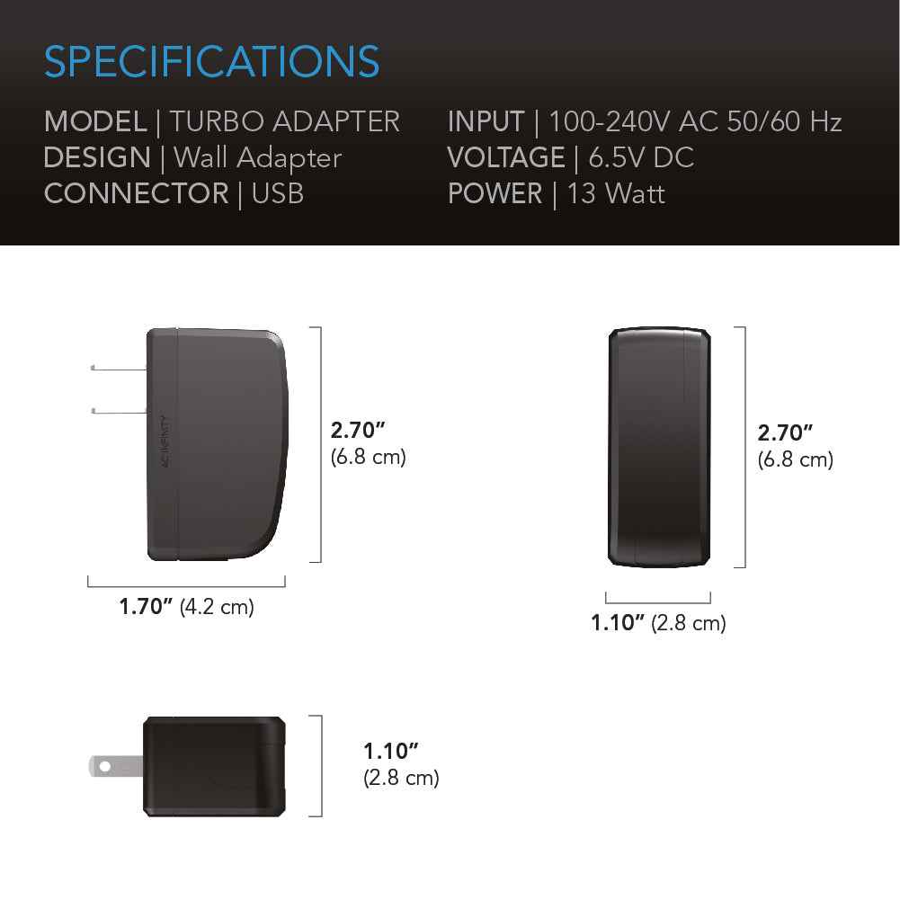 AC Infinity Turbo Fan Power Adapter product image 3