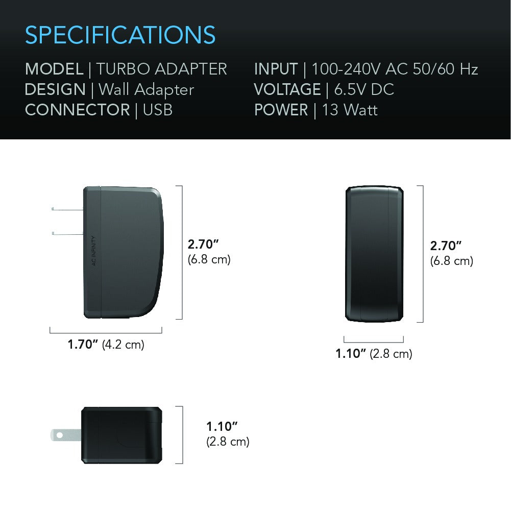 AC Infinity Turbo Fan Power Adapter product image 3