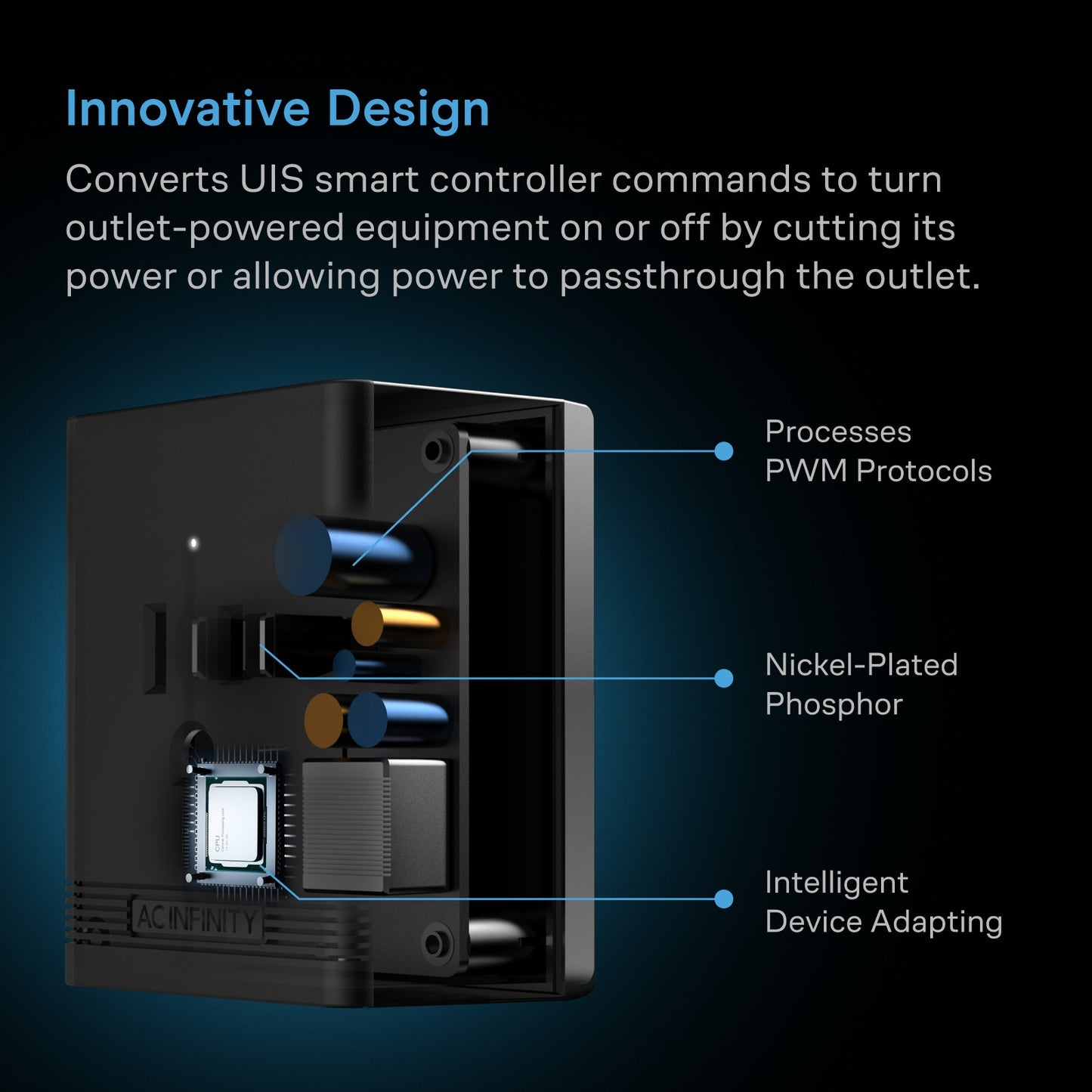 AC Infinity UIS Control Plug for Outlet-Powered Equipment product image 5