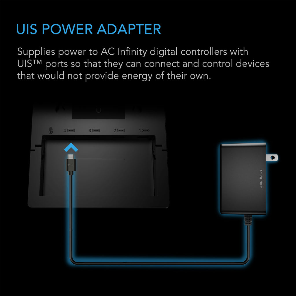 AC Infinity UIS Power Adapter for Controllers not powered by UIS product image 2