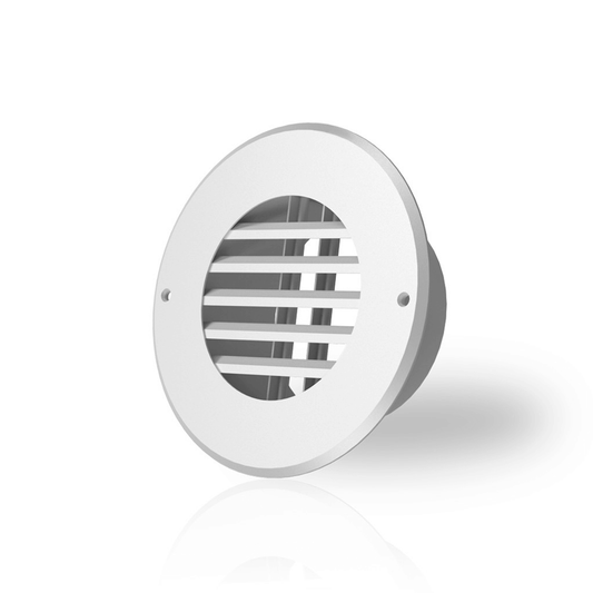 AC Infinity Wall Mount Duct Grille Vent, White Steel, 4-Inch | AC-DGM4-W | Grow Tents Depot | Climate Control | 819137020696