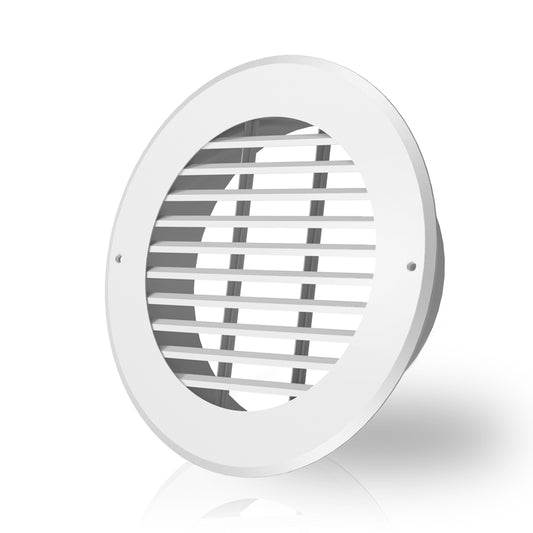 AC Infinity Wall Mount Duct Grille Vent White Steel 8-Inch product image 1