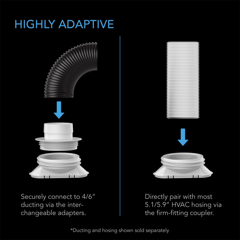 AC Infinity Window Duct Kit Adjustable Vent Port for Inline Fans product image 5