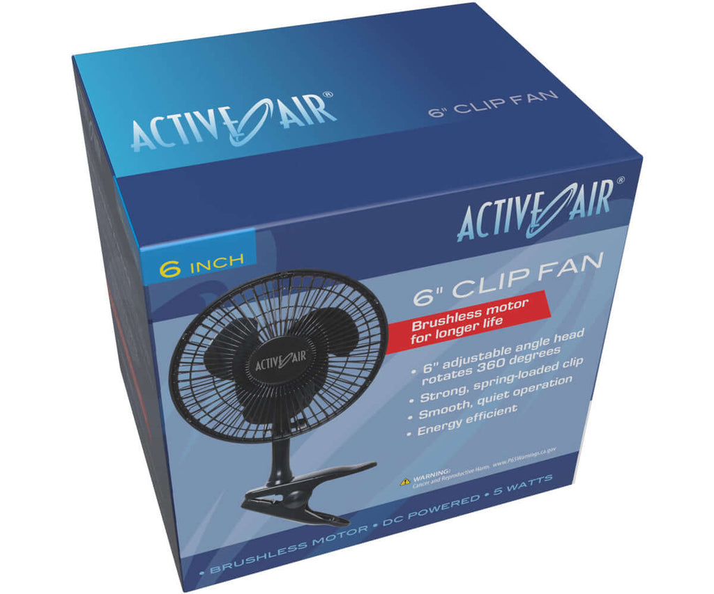 Active Air 6" Clip Fan 5W Climate Control product image 2