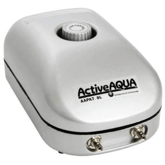 Active Aqua Air Pump, 2 Outlets, 3W, 7.8 L/min AAPA7.8L Planting & Watering