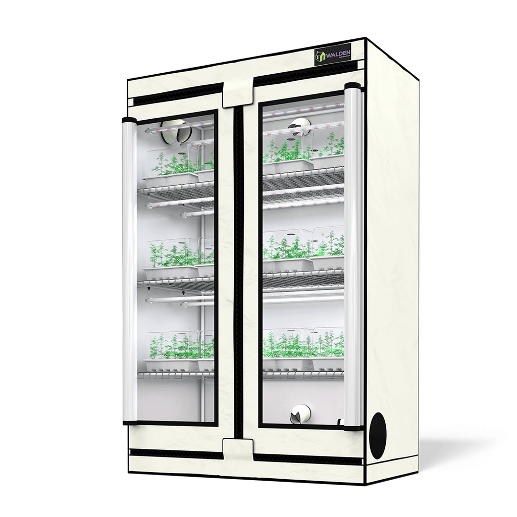 Active Grow Clones & Cuttings 3-Tier Walden White LED Grow Tent Kit product image 1
